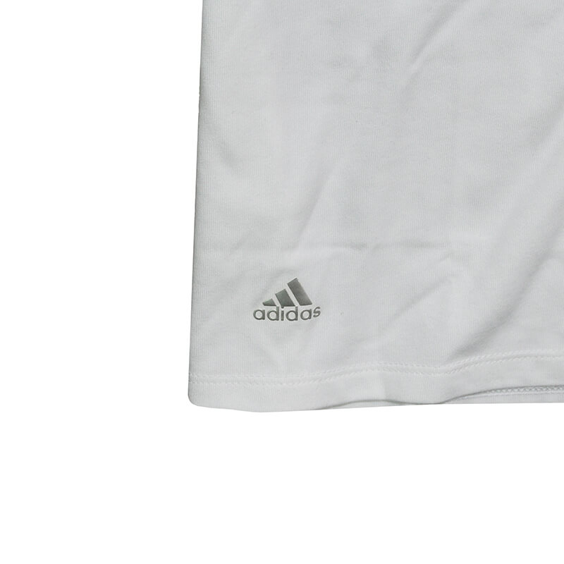 Women's Adidas Sport Polo - White | Black Logo